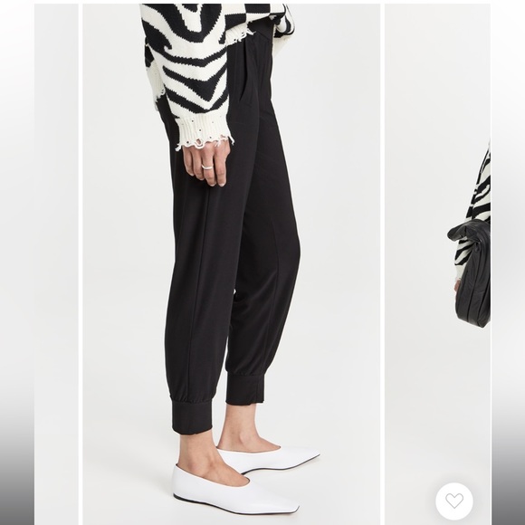 Norma Kamali Boyfriend Puff Jog Pants in Black - Picture 4 of 8